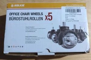 Holkie Office Chair Replacement Wheels - Ball Shaped - 11x22mm - Foto 1 di 3