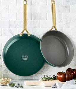 GreenPan GP5 Champagner Gesunde Keramik Antihaft Bratpfanne, 2er Set Grün - Bild 1 von 5