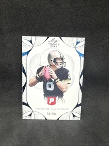 2024 Leaf Trinity #6 Archie Manning /99 Blue Foil 2 - Picture 1 of 2