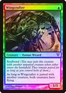 Wingcrafter FOIL Avacyn Restored NM Blue Common MAGIC GATHERING - Picture 1 of 1