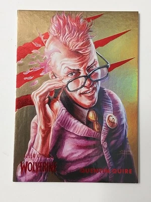 Fleer Ultra Wolverine Gold Rainbow Foil #44 2024 exclusivo paquete electrónico de Quentin Quire Foto 1 de 2