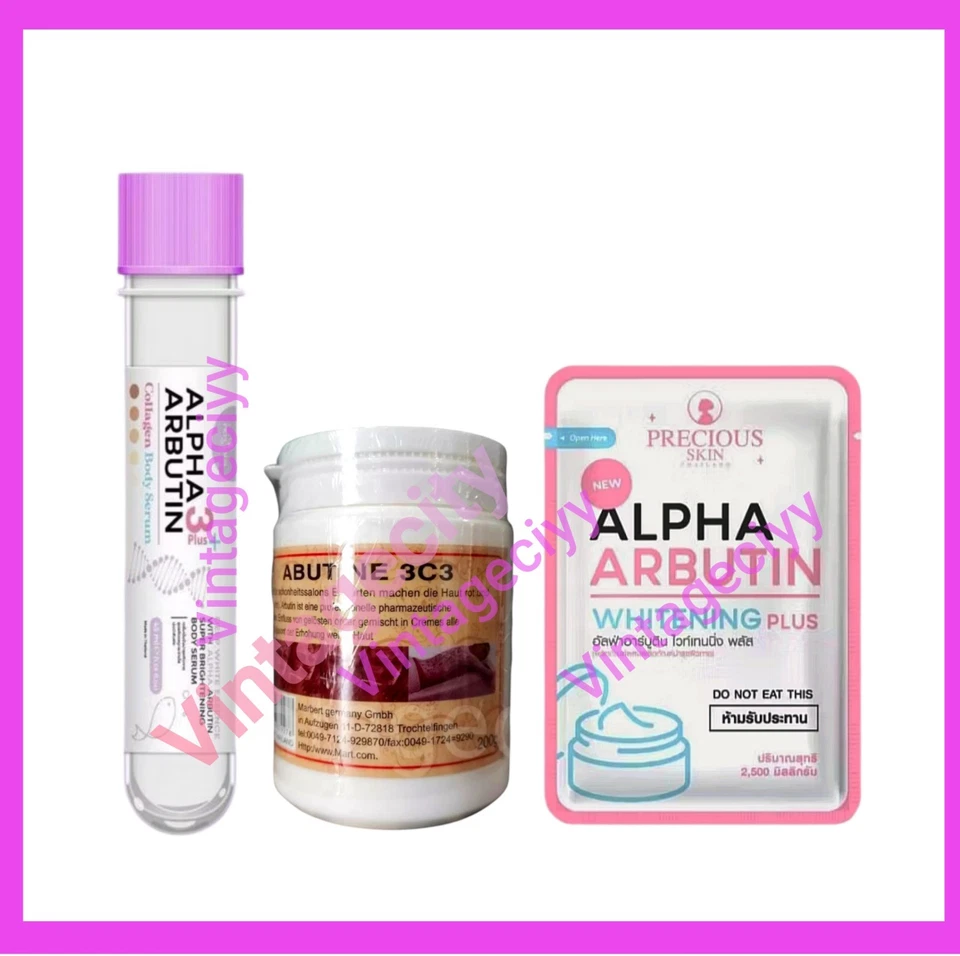 Alpha Arbutin Body Serum 50ml + A.A Whitening Plus + 3C3 (Original Thailand) - Image 1 of 1