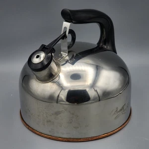 Vintage Paul Revere Ware Kupferboden Pfeifen Tee Wasserkocher Korea 3 Quart - Bild 1 von 10