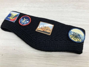 Louis Vuitton Alps Patch Headband Rare Black - Picture 1 of 5