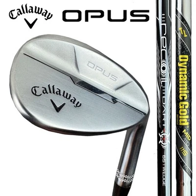 Callaway Opus Brushed Chrome Wedges EX-DEMO Models DNG Mid 115/UST Recoil Dart - Image 1 of 4