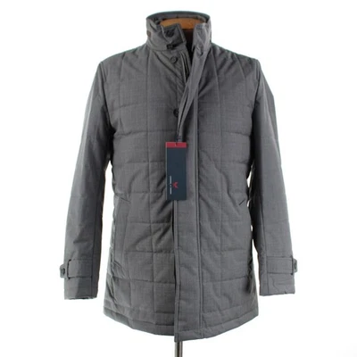 Cardinal of Canada NWD Wool Quilted Jacket w/ Hood Size M (40 US) In Gray - Image 1 of 4