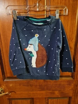 Sudadera Mini Boden Fluffy Friends Erizo 4-5 años Diseño AGOTADO Foto 1 de 4