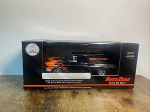 Quest Auto Zone 1957 Chevrolet Nomad Wagon Coin Bank 1/25 Diecast S/N #00973 Neu in OVP - Bild 1 von 6