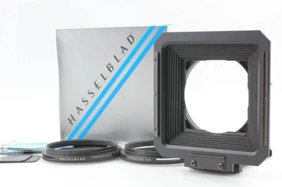 Hasselblad 50-70 Lens Pro Shade Bellows Hood 40676 w/ 2 Masks & Box - Excellent - Image 1 of 4