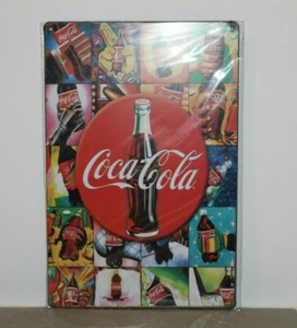 CCRM16 Coca - Cola Metal Sign New 30 cm H X 20 cm W - Bild 1 von 2