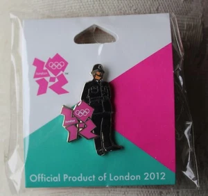 Police 1132  London  2012 Olympics  Authentic  Badge button pin NEW - Bild 1 von 2