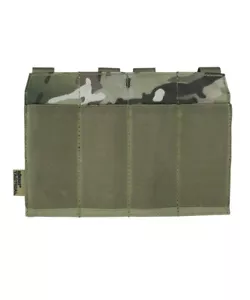 KOMBAT GUARDIAN 9mm ELASTICATED MAGAZINE POUCH,MOLLE,QUAD,BLACK,COYOTE,GREEN,BTP - Foto 1 di 8