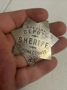 "SONOMA COUNTY" Special Deputy Sheriff 23 Abzeichen - Bild 1 von 2