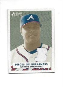 2006 BOWMAN HERITAGE Pieces Of Greatness Jersey Relic ANDRUW JONES (Braves) - Picture 1 of 2