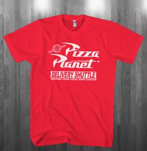 Camiseta Pizza Planet entrega pizza Halloween disfraz camisas adultos niños tallas - Imagen 1 de 2
