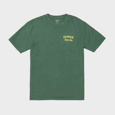 CAPTAIN Fin - Camiseta Ozzy Wrong Flamer Para Hombre - Verde Cilantro - Camiseta Manga Corta Foto 1 de 2