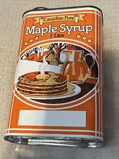 Canadian Pure maple Syrup Tin 1 Liter 