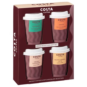 4 Cofee Takeout Cups Flavoured Instant Coffee Mix Gift Set For Coffee Lover's - Picture 1 of 6