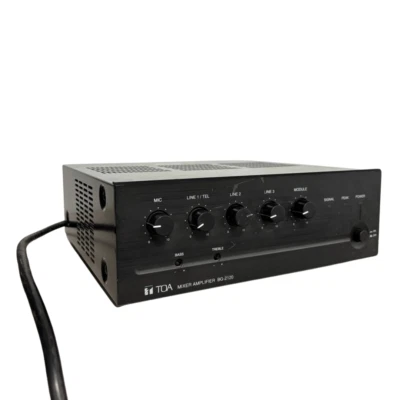 TOA BG-2120CU Mixer Amplifier, 120W - Black (USED & TESTED) - Image 1 of 3
