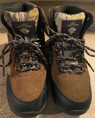 Herman Survivors Camo Waterproof Ankle LaceUp Hunting Boots 8.5W Unisex 36161580 - Image 1 of 4