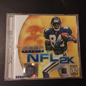 Dreamcast NFL2K Video Game Complete Disc Manual Case Vintage Football SEGA Sport - Picture 1 of 4