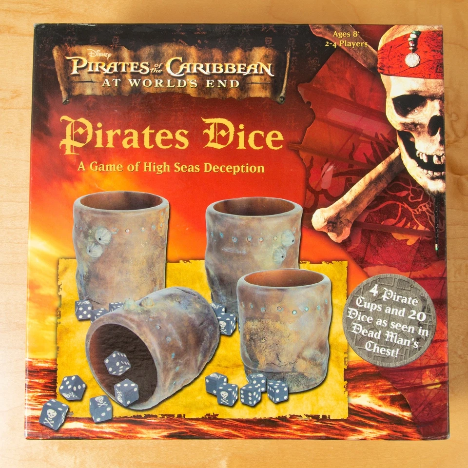 Juego de dados Piratas - PIEZAS DE REPUESTO (2007/Disney) Caribbean Nerdhaven Foto 1 de 1