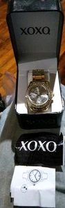 XOXO New Designer Fashion Womens Gold Color Band watch - Picture 1 of 3