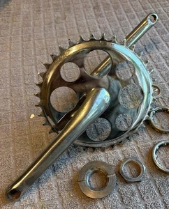 Schwinn Stingray Lucky 7 20” Bicycle Sprocket w 5 1/2” Crank Arms 1967 - Picture 1 of 14