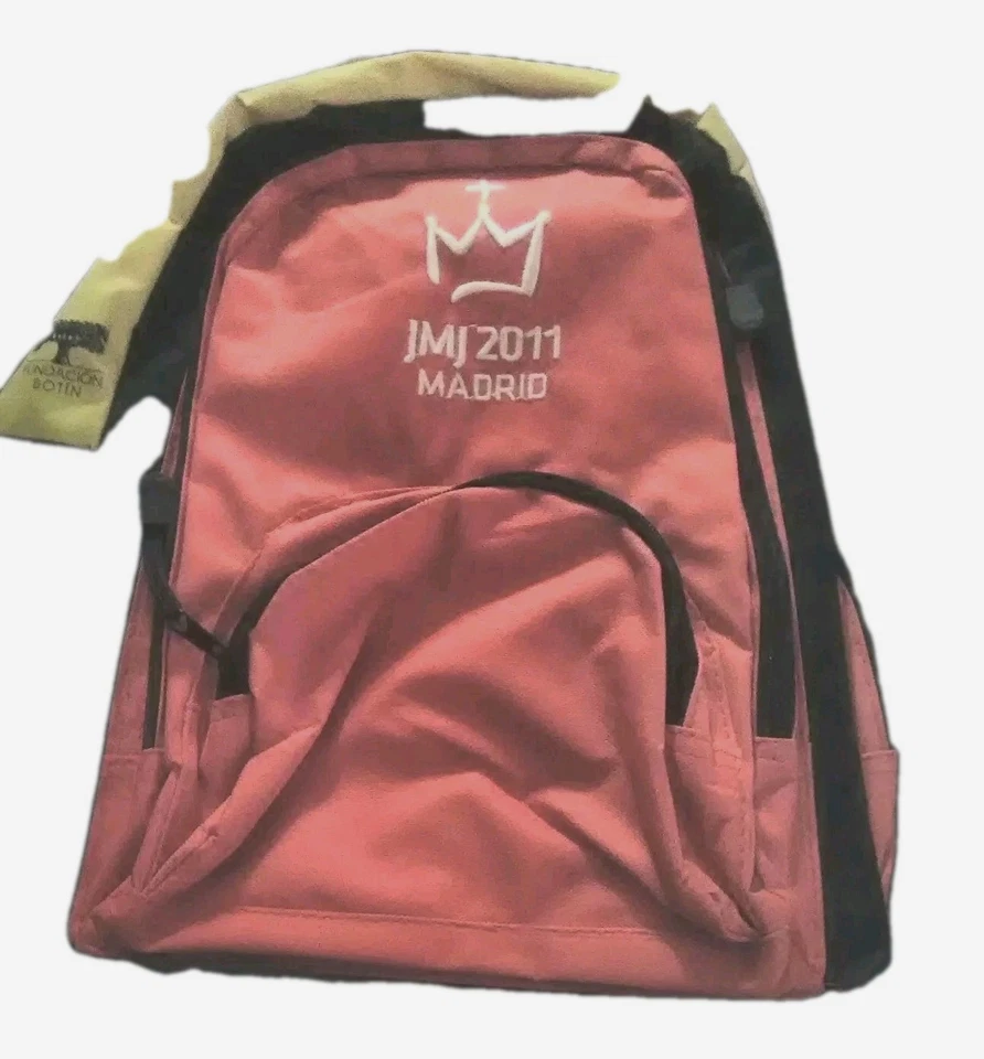 JMJ 2011 Madrid Mochila Amarillo, Rojo, Negro, Naranja  Foto 1 de 2