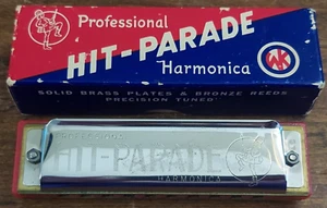 Vintage Wm. Kratt Professional Hit-Parade Mundharmonika OVP Made In USA - Bild 1 von 5