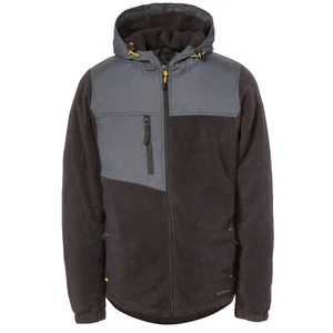 CAT Caterpillar Fleecejacke Conversion Jacke warm Kapuze mit Logo - Bild 1 von 1