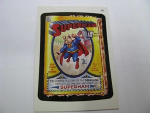 Wacky Packages Series 4 Superham promo card P1 Topps Cards - Picture 1 of 2
