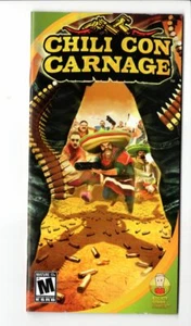 Chili Con Carnage PSP MANUAL ONLY Authentic Insert - Picture 1 of 1