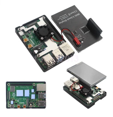 3.5“ TFT LCD Display Touch Screen w/ Case Fan For Raspberry Pi 4 RetroPie Game - Image 1 of 4