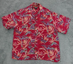 VTG 80s Patagonia Pataloha Shirt Mens Small Cranberry Piton Paradise Rayon Rare - Picture 1 of 11