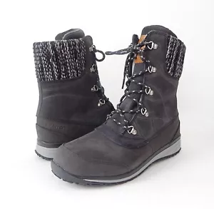 NWB Salomon Women's Hime Mid Leather CSWP Winter Wear Shoe Size 7.5 Asphalt - Picture 1 of 1