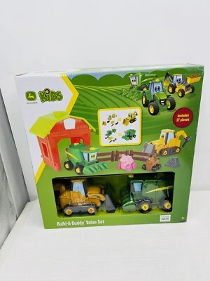 John Deere Build-a-Buddy Tractor Value Playset - 27 pcs.  NIB - Image 1 of 4