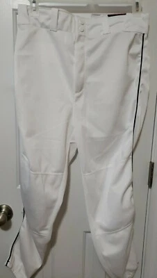Pantalones de béisbol Wilson para hombre nuevos con etiquetas blancos con tubería azul marino talla grande  Foto 1 de 4