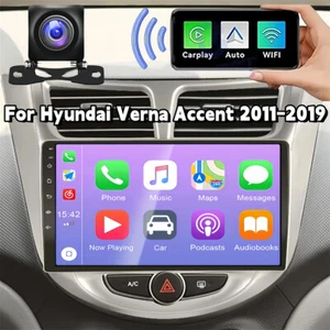 Android 13 Car Stereo Radio Carplay GPS 2+32G For Hyundai Accent Verna Solaris - Picture 1 of 14