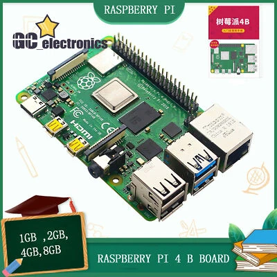Raspberry Pi 4 Model b 1GB 2GB 4GB 8GB Kit Case w/Fan Power Supply Heatsink A3GS - Image 1 of 4
