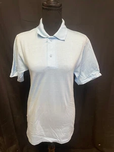 Camisa Polo de Trabajo ANVIL Para Hombres LT AZUL Talla S Manga Corta Algodón Calce Clásico - Imagen 1 de 11