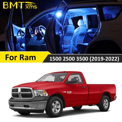 17x Blue LED Interior Lights Package Kit For 2019-2023 Dodge Ram 1500 2500 3500 - Image 1 of 4