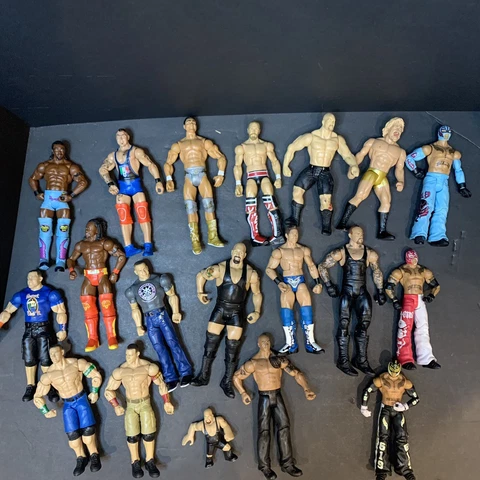 WWE Wrestling Action Figure Lot Elite Basic Mattel Jakks Pacific John Cena Miz Cover