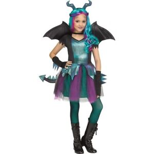 Dark Dragon Complete Child Halloween  Costume with Wings