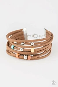 Buntes Coachella Armband mehrfarbig mehrlagig Urban Style Paparazzi  - Bild 1 von 2