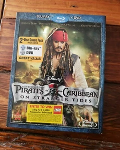 Pirates of the Caribbean on Stranger Tides DVD Blu Ray Combo - Picture 1 of 4