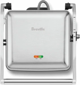 the Toast and Melt 4-Slice Sandwich Press, Brushed Stainless Steel, LSG545BSS - Picture 1 of 12