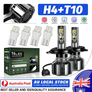H4 Headlight Light LED H/L Beam Bulbs Kit For Nissan Patrol DTi Station Wagon - Picture 1 of 21