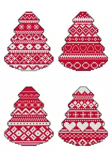 Crafting Spark Counted cross stitch kit with plastic canvas Scandinavian Chr... - Picture 1 of 1