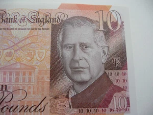 King Charles Brandneu £10 Schein / HB11 878732 - Bild 1 von 3